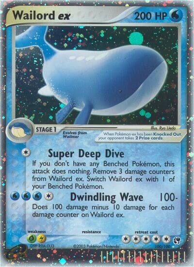 Wailord ex - 100/100 - EN