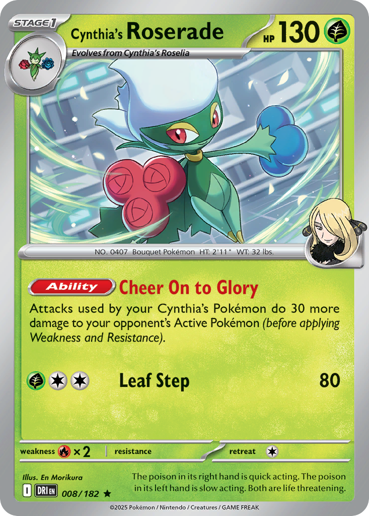 Cynthia’s Roserade - 008/182 - EN Cynthia’s Roserade - 008/182 - EN