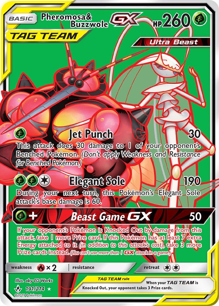 Pheromosa & Buzzwole-GX - 191/214 - EN