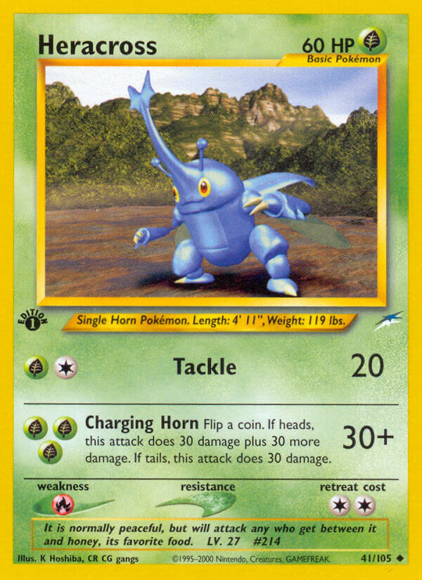 Heracross - 41/113 - 1st Edition - EN