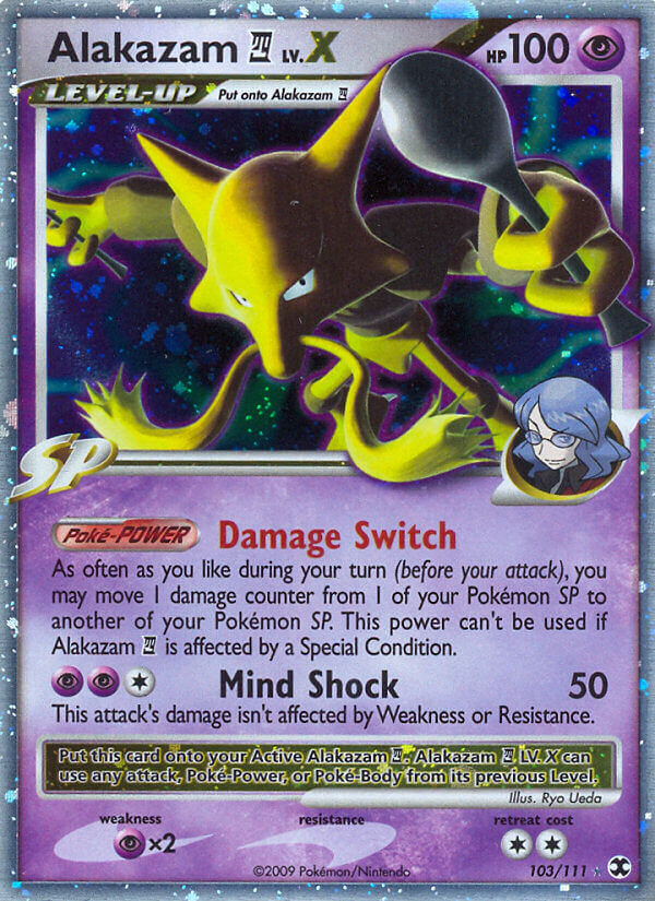 Alakazam E4 LV.X - 103/111 - EN Alakazam E4 LV.X - 103/111 - EN