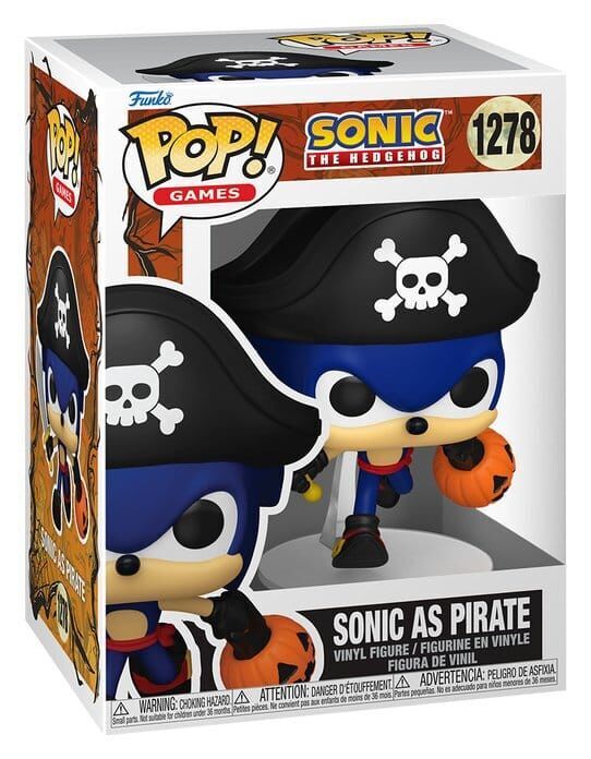 Sonic the Hedgehog POP! Games Vinyl Figur Pirate Sonic 9 cm