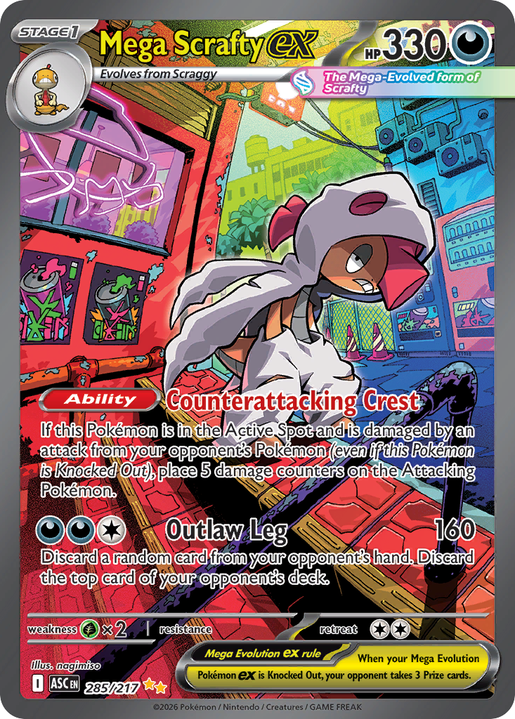 Mega Scrafty ex - 285/217 - EN Mega Scrafty ex - 285/217 - EN