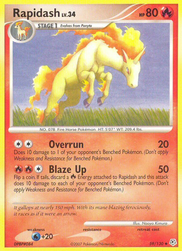 Rapidash - 59/130 - EN
