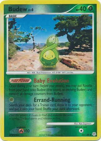 Budew - 43/130 - Reverse Holo - EN Budew - 43/130 - Reverse Holo - EN