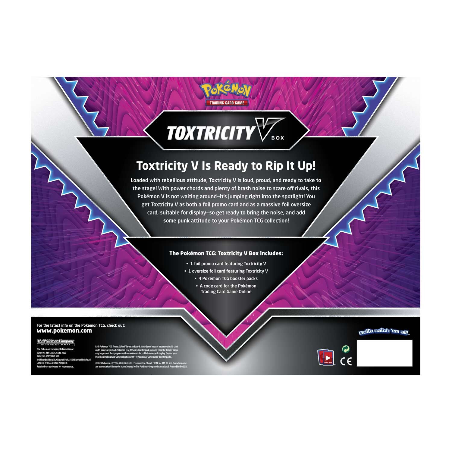 Pokémon Toxtricity V Collection Box - EN