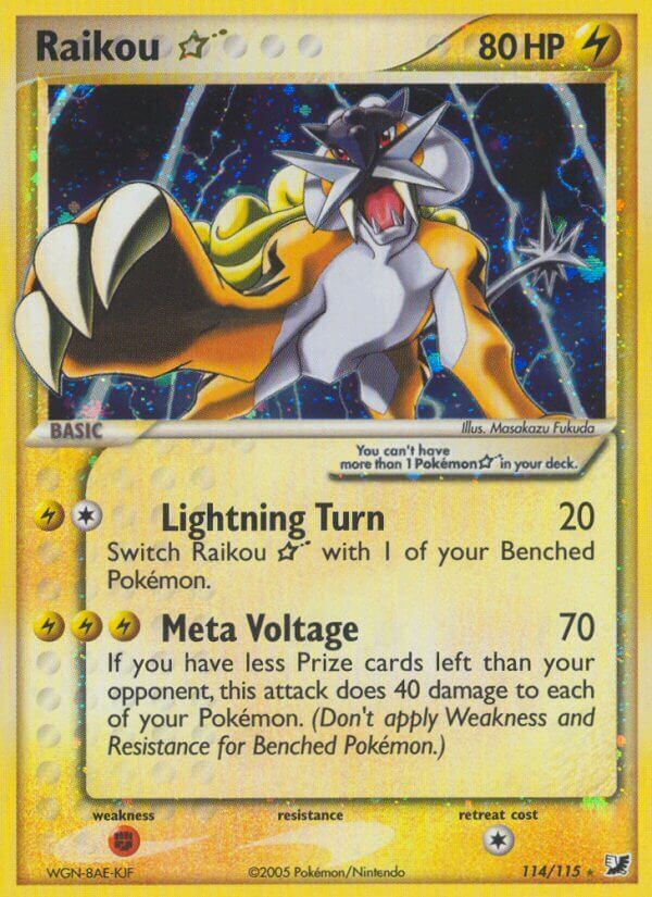 Raikou Star - 114/115 - EN Raikou Star - 114/115 - EN