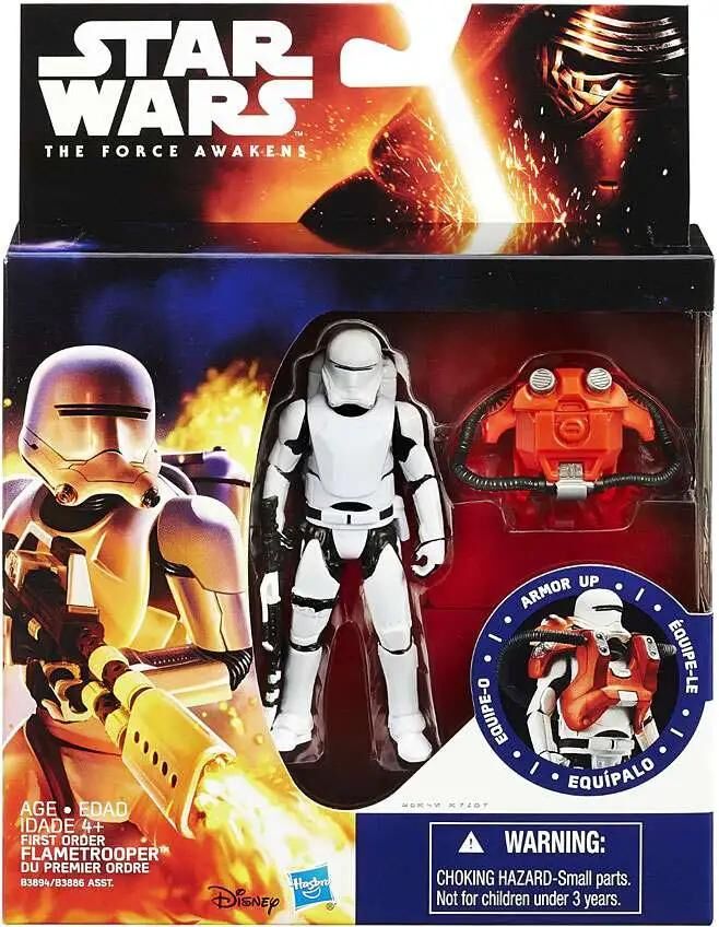 Star Wars The Force Awakens Mission Armor First Order Flametrooper Action Figures