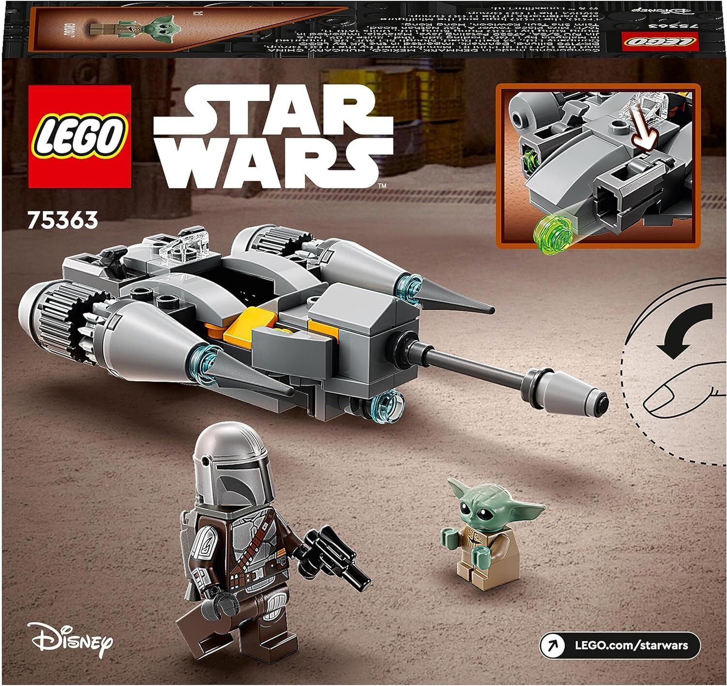 Lego Star Wars N-1 Starfighter™ des Mandalorianers – Microfighter 75363