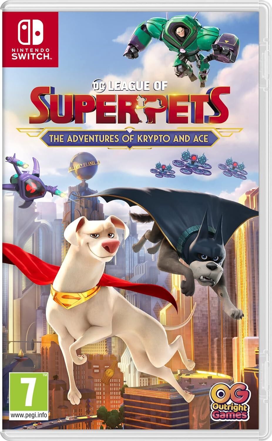 DC League of Super-Pets: Adventure of Krypto & Ace - Nintendo Switch - DE