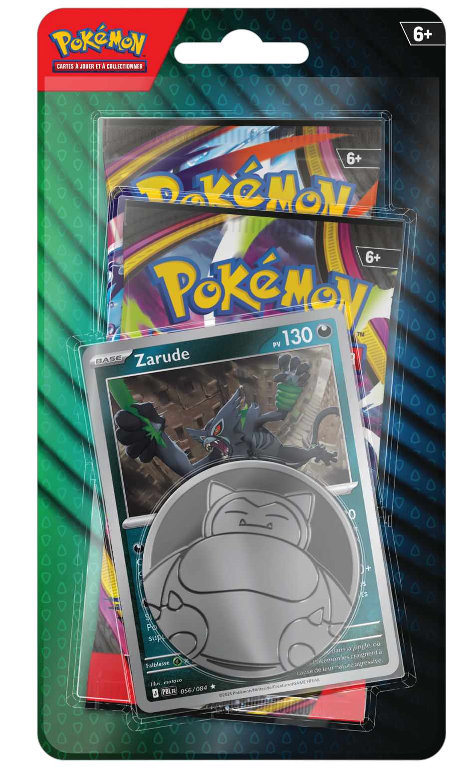 Pokémon JCC: 2-Pack Zarude Blister Q3 2026 - FR Pokémon JCC: 2-Pack Zarude Blister Q3 2026 - FR