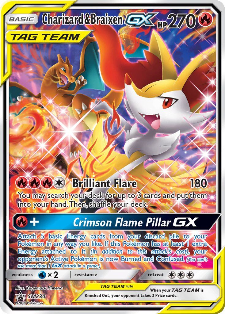 Charizard & Braixen-GX - SM230/SM230 - EN