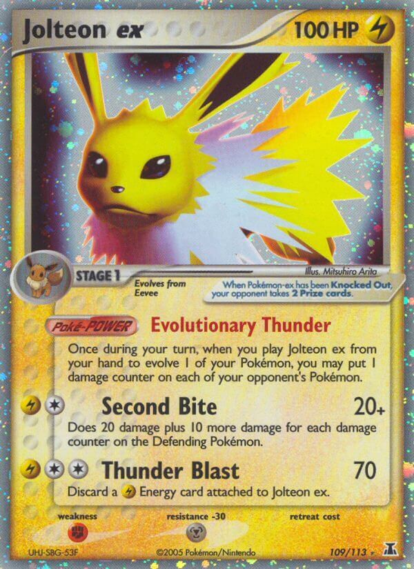 Jolteon ex - 109/113 - EN Jolteon ex - 109/113 - EN