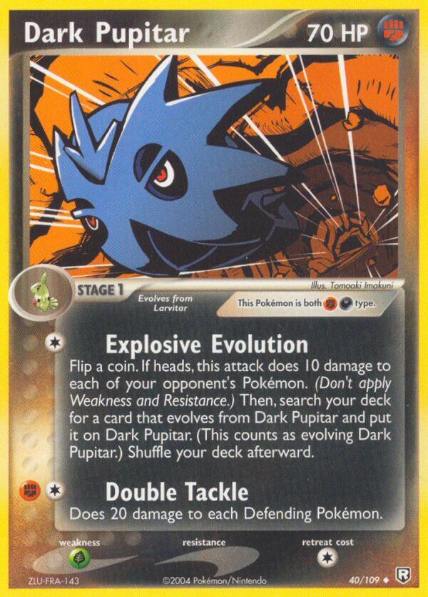 Dark Pupitar - 40/109 - Reverse Holo - EN Dark Pupitar - 40/109 - Reverse Holo - EN