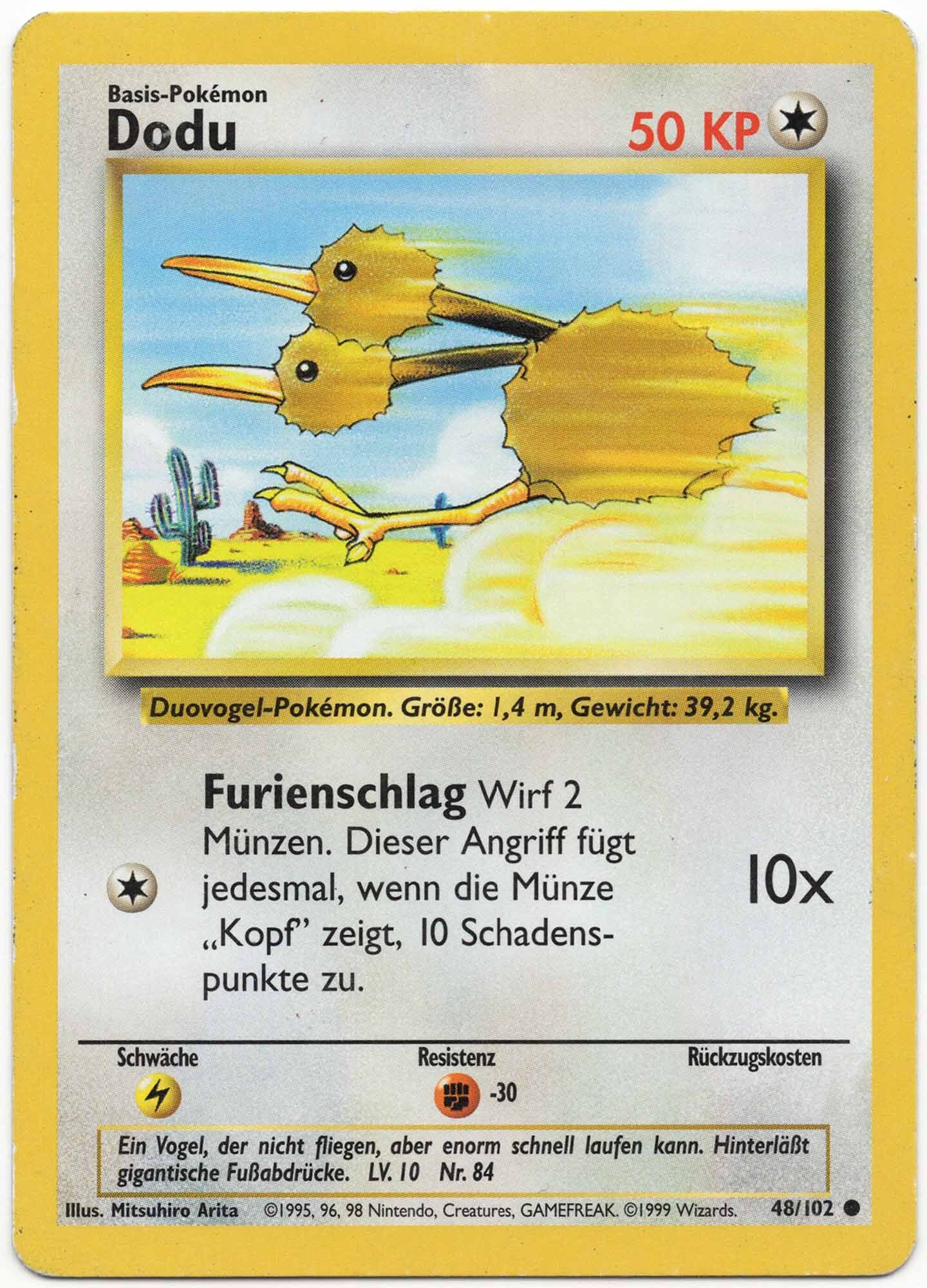dodu-48-102-pokemon-tcg-moderately-played Dodu - 48/102 - Pokémon TCG - Moderately Played