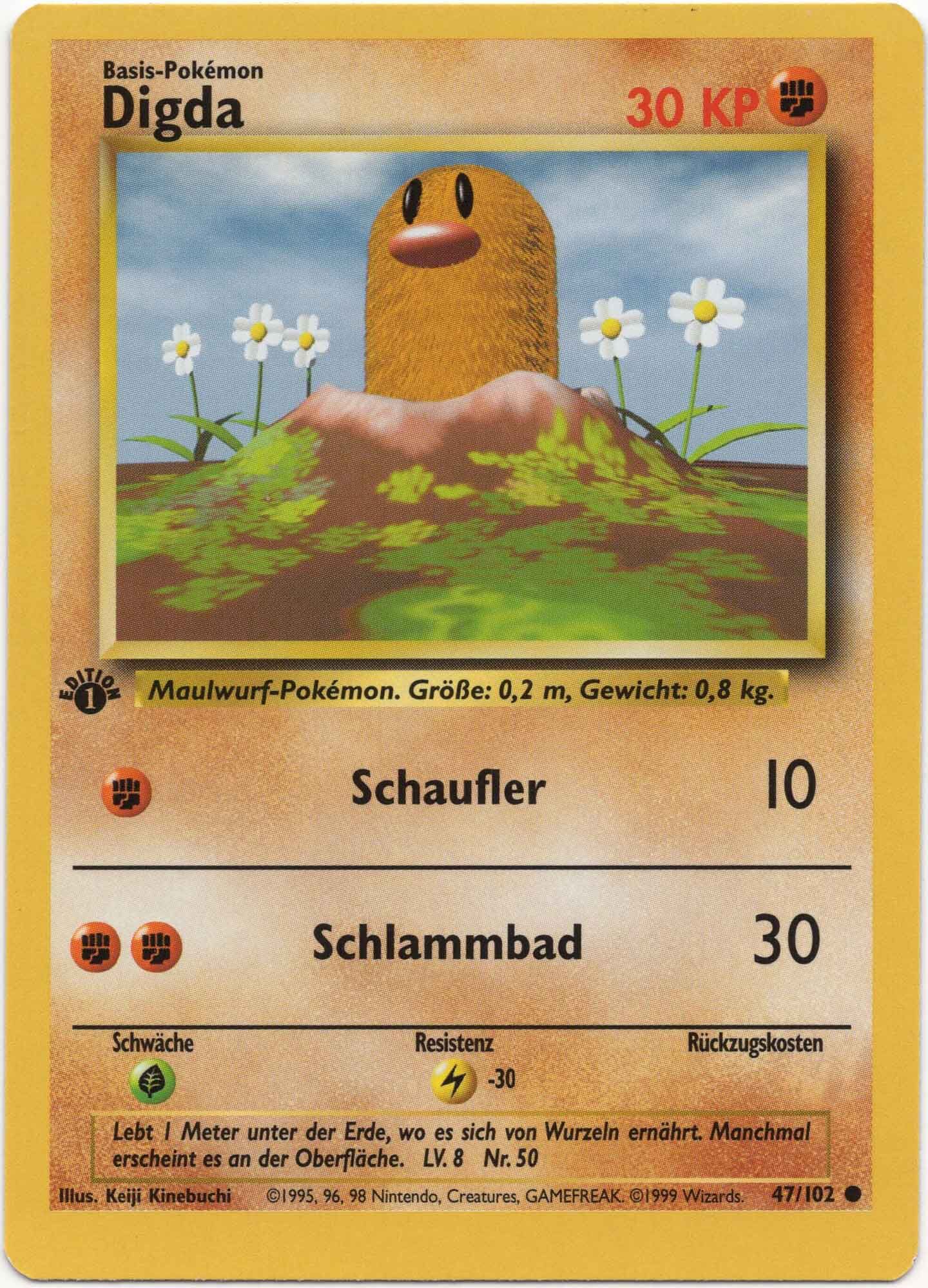 digda-47-102-1-edition-pok-mon-tcg Digda 47/102 1. Edition - Pokémon TCG