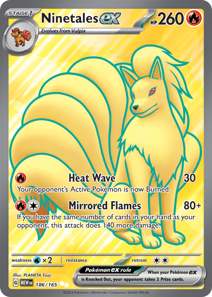 Ninetales ex - 186/207 - EN