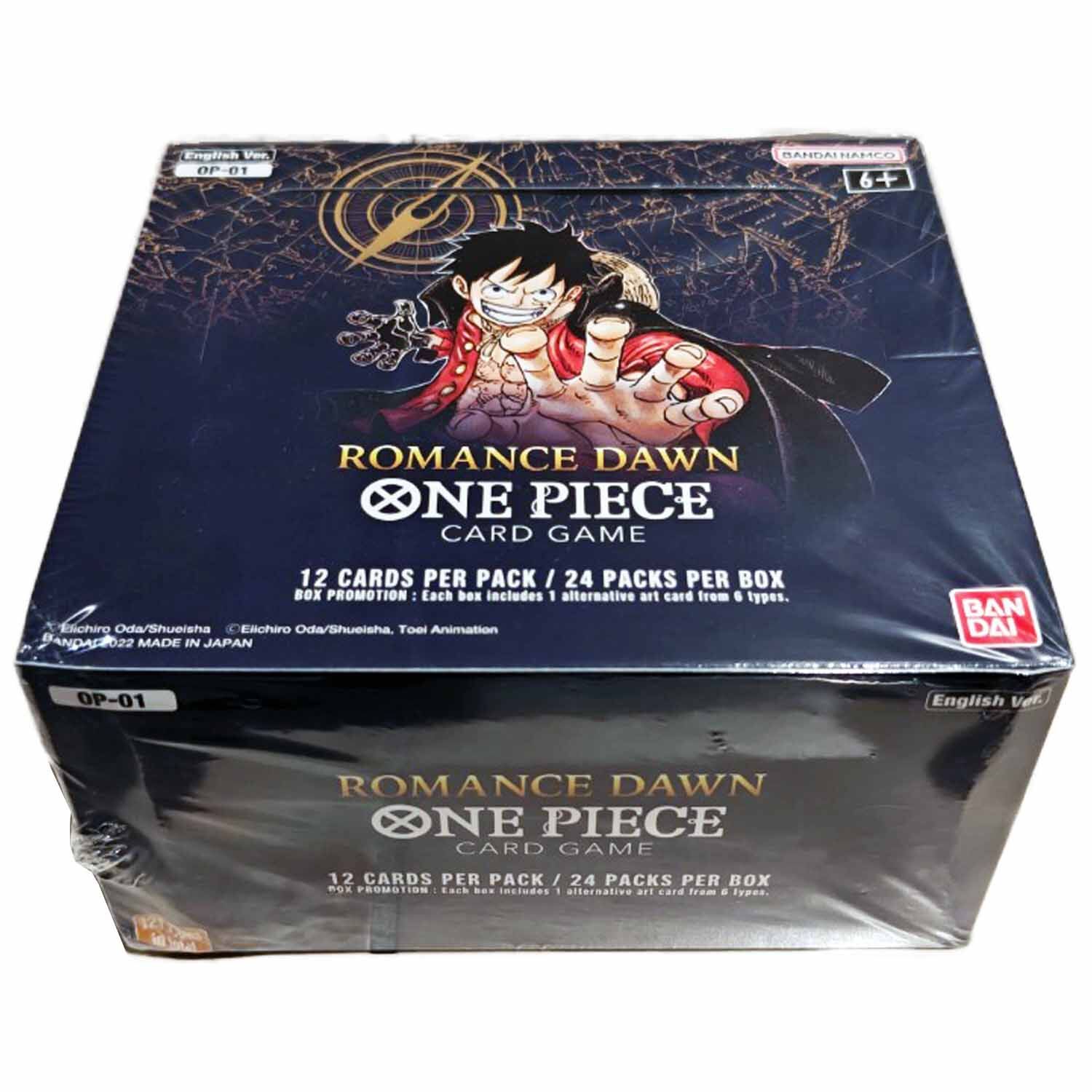 Romance Dawn OP-01 Booster Box (Blue Bottom 1st Print) - One Piece Card Game - EN