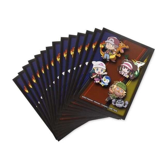 Pokemon Center Original Deck Sleeves Red & Rosa & Dawn & Hiker