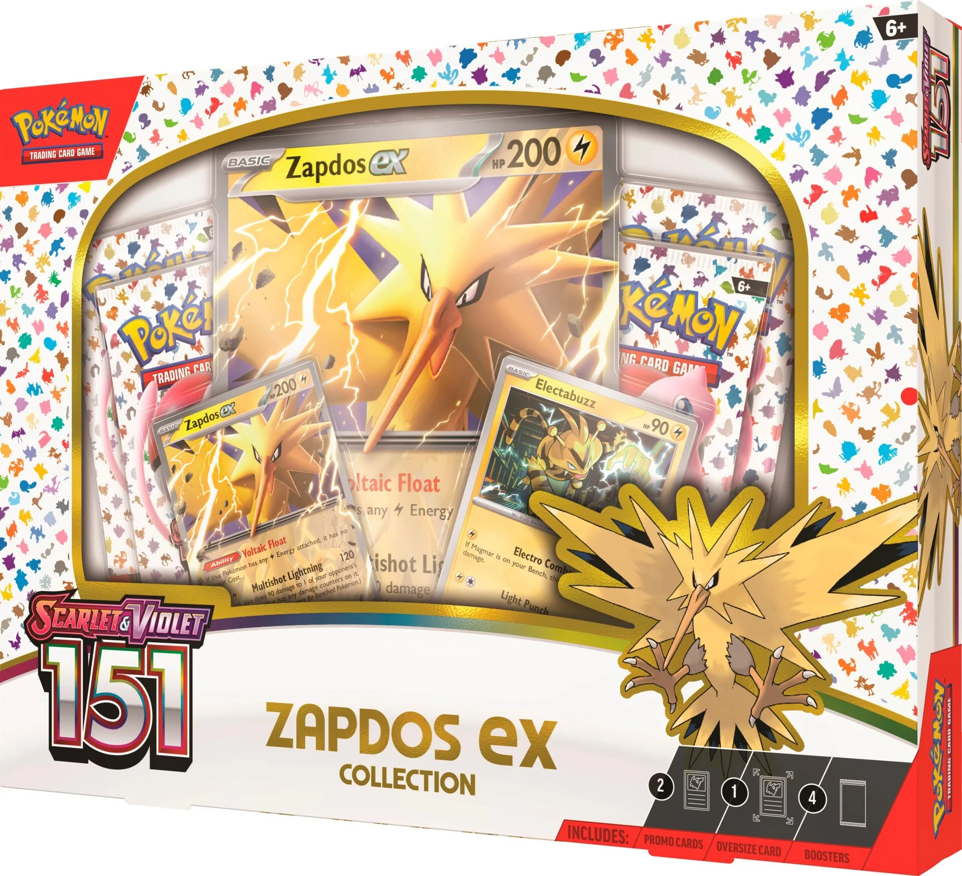 Pokémon TCG: Scarlet & Violet - 151 Zapdos ex - EN