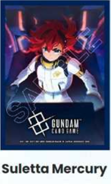 Gundam Card Game - Official Card Sleeves 02 (70) - Suletta Mercury