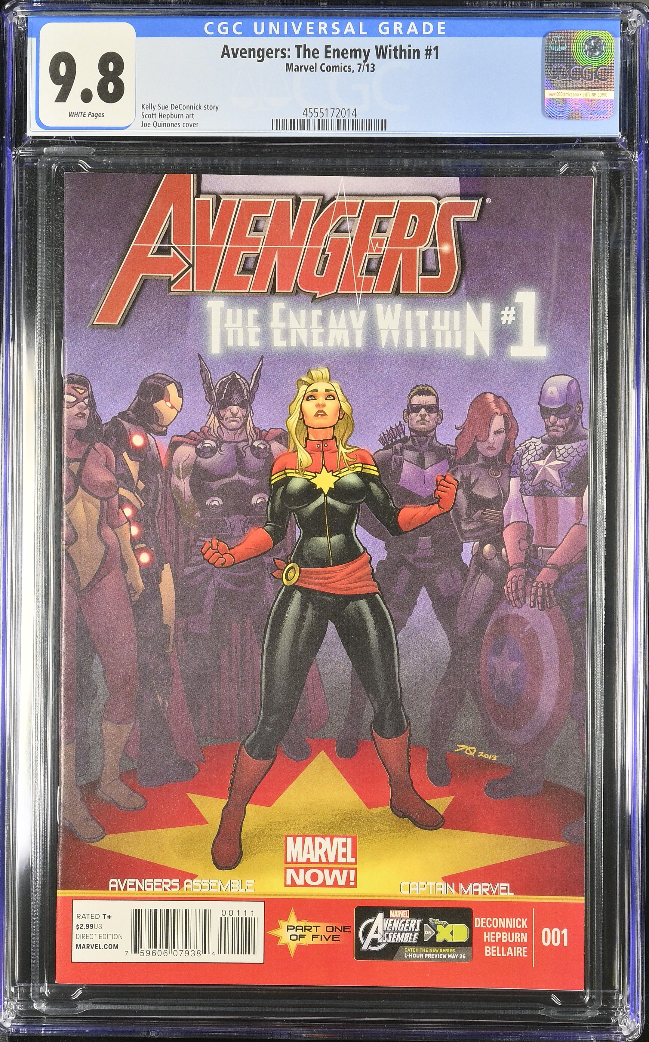 Avengers The Enemy Within #1 CGC 9.8 Top Pop! Avengers The Enemy Within #1 CGC 9.8 Top Pop!