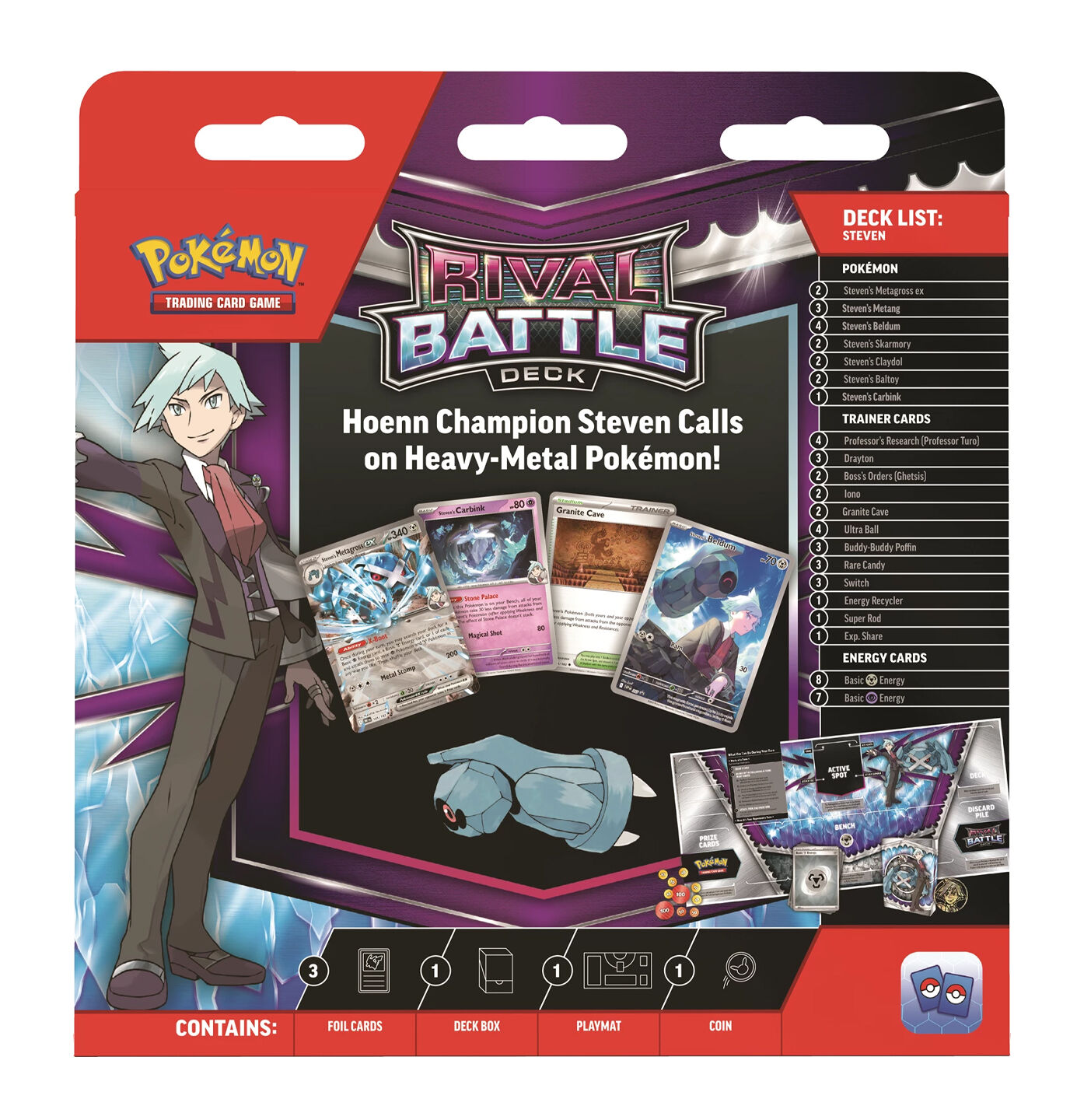 Pokémon Rival Battle Deck - Steven - EN