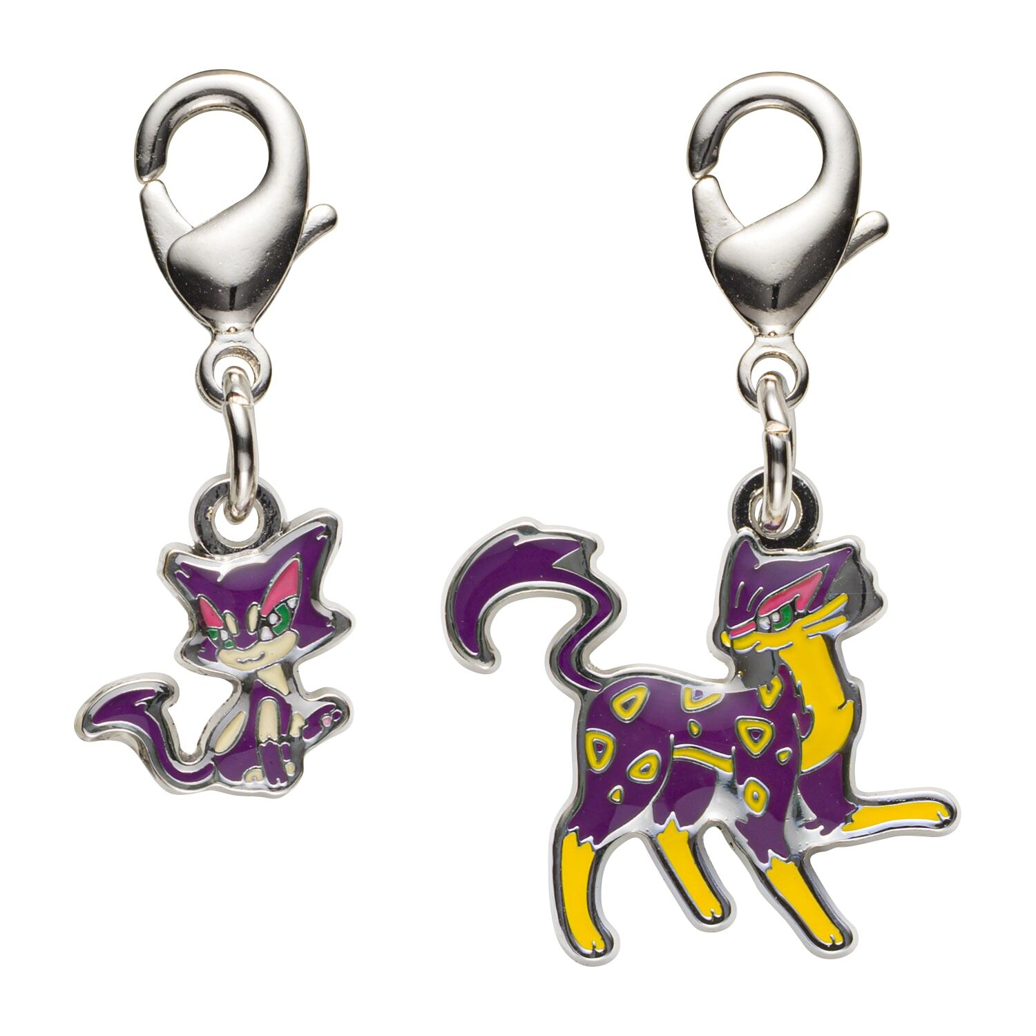 Pokemon Center - Purrloin, Liepard Schlüsselanhänger - 2 Stück