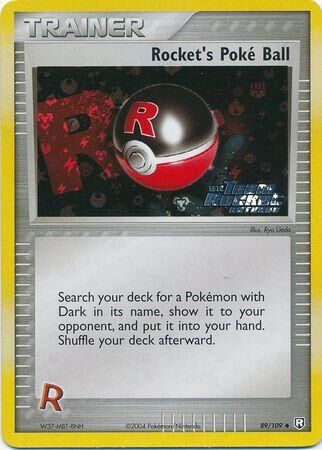 Rocket’s Poké Ball - 89/109 - Reverse Holo - EN Rocket’s Poké Ball - 89/109 - Reverse Holo - EN
