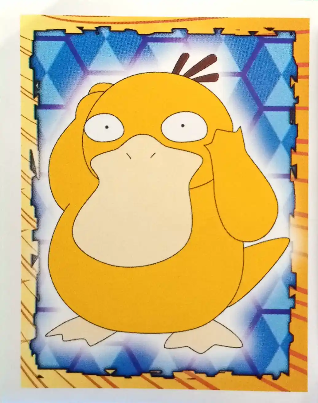 Psyduck - 54 - Merlin Sticker Series 1 Psyduck - 54 - Merlin Sticker Series 1