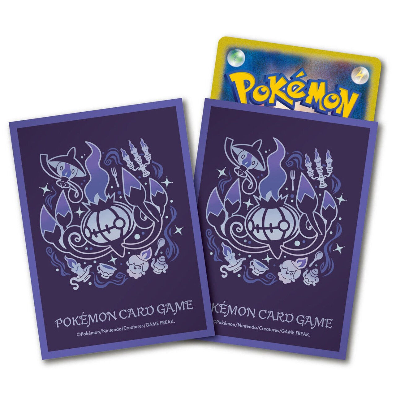 Pokemon Center Deck Sleeves Evolutionary Temptation Chandelure Pokemon Center Deck Sleeves Evolutionary Temptation Chandelure