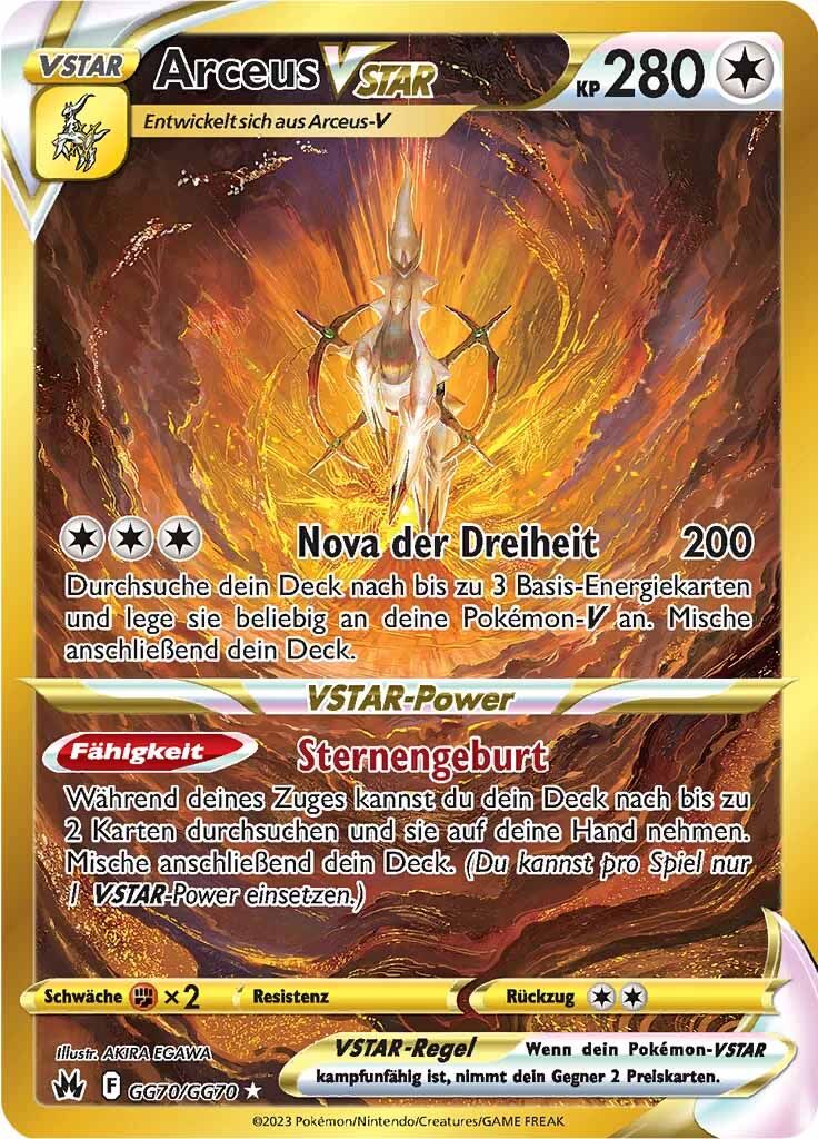 Arceus VSTAR - GG70/GG70 - DE Arceus VSTAR - GG70/GG70 - DE