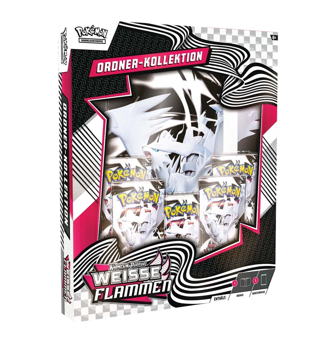 Pokémon White Flare Binder Pocket Portfolio Collection - DE