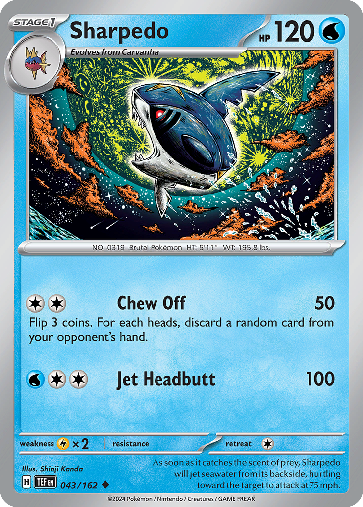 Sharpedo - 043/162 - EN