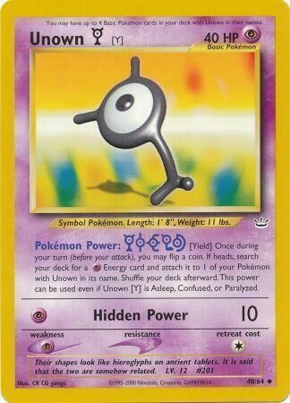 Unown Y - 40/66 - Unlimited - EN