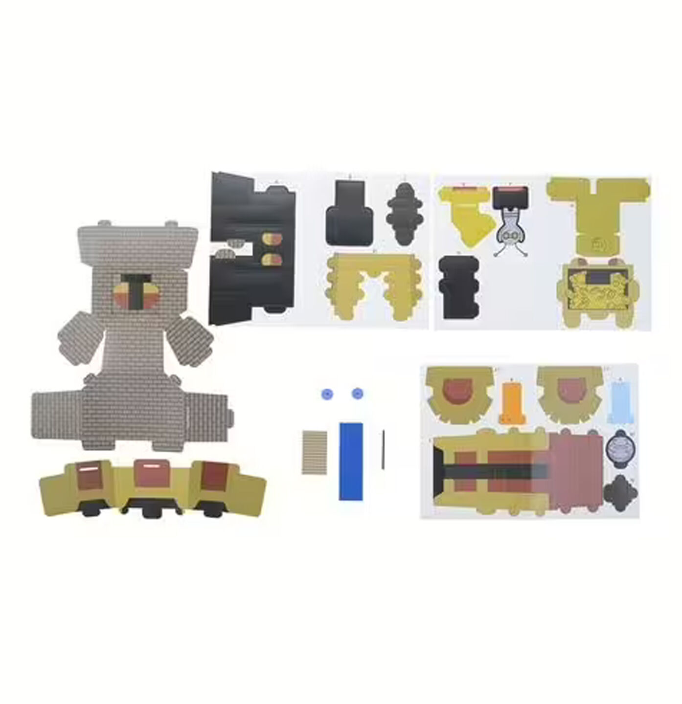 Cardboard Craft Piggy Bank Gimmighoul (Chest Form)