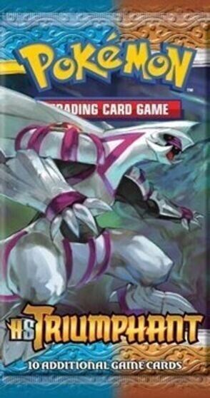 Pokémon TCG: Heart Gold & Soul silver Triumphant Booster Pack (1 Random) - EN Pokémon TCG: Heart Gold & Soul silver Triumphant Booster Pack (1 Random) - EN