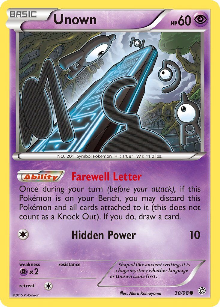 Unown - 30/98 - EN Unown - 30/98 - EN