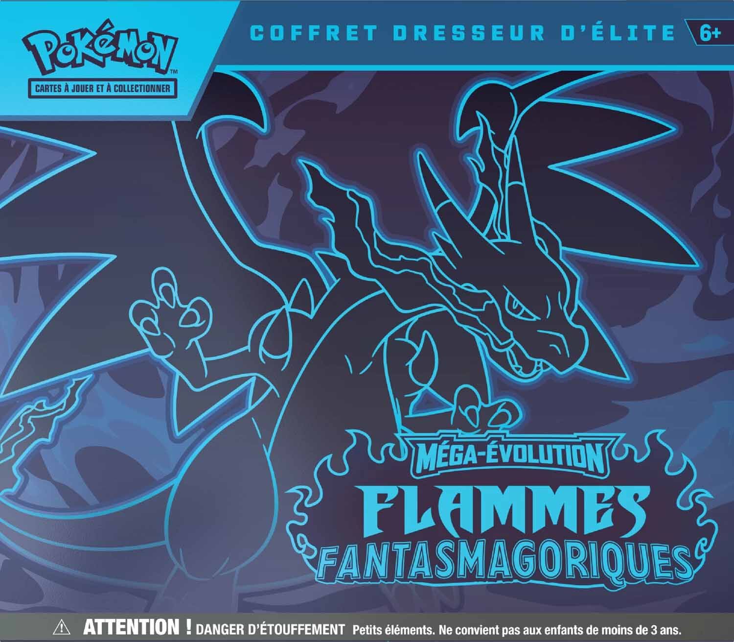 Pokémon JCC: Méga Évolution Flammes Fantasmagoriques Coffret Dresseur d'Élite - FR