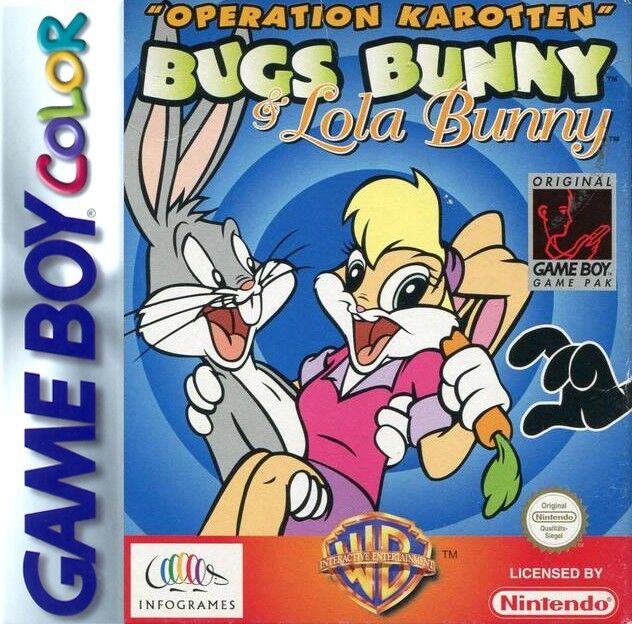 Bugs Bunny & Lola Bunny Operation Karotten - GBC