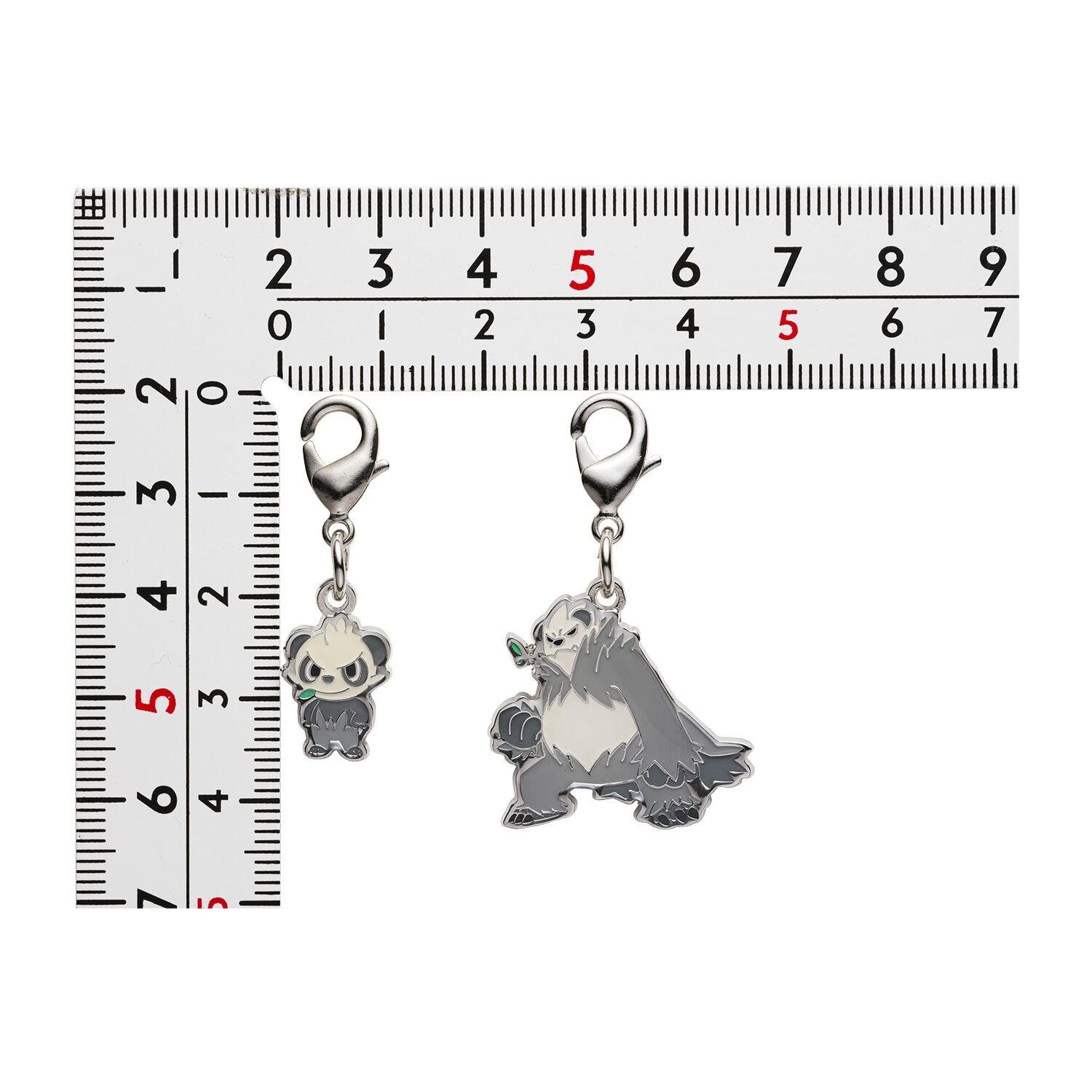 Pokemon Center - Pancham, Pangoro Schlüsselanhänger - 2 Stück