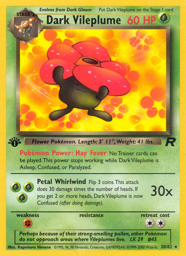 Dark Vileplume - 30/82 - EN