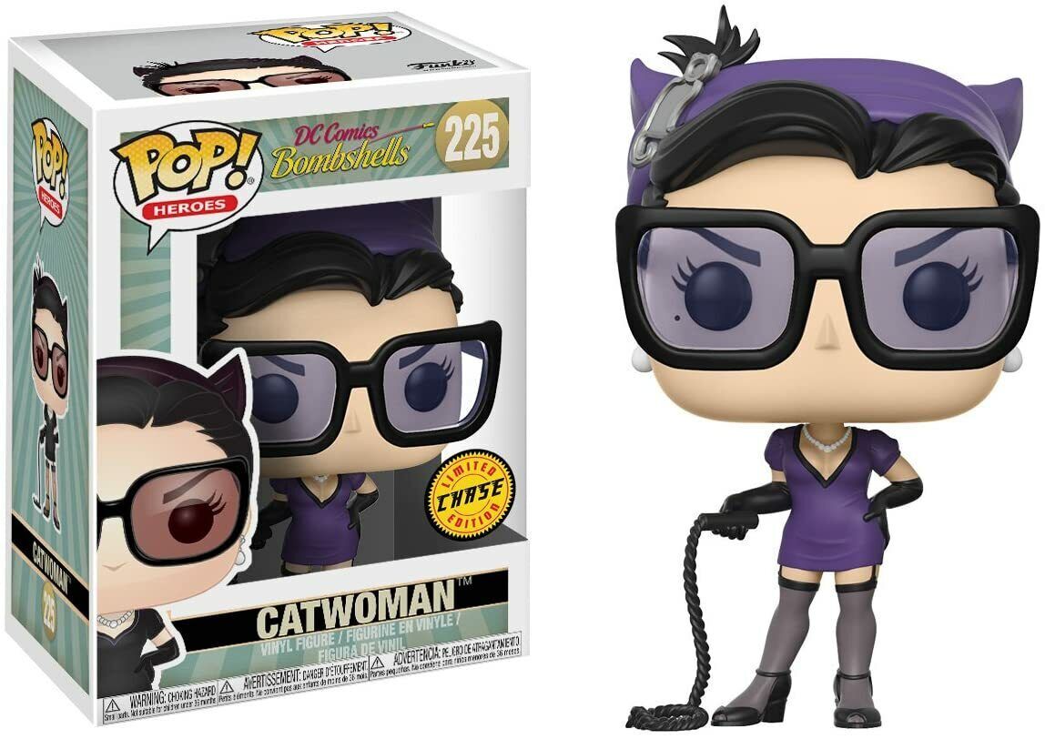 Funko DC Bombshells POP! Heroes Catwoman Vinyl Figure #225 [Black Dress, Regular Version]