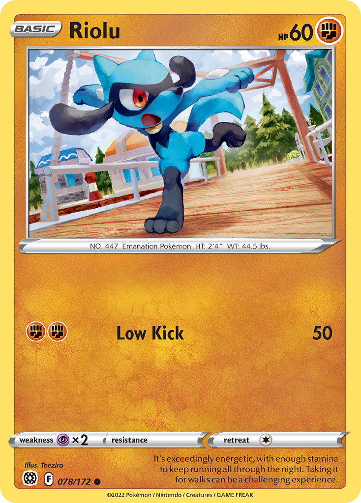 Riolu - 078/172 - EN Riolu - 078/172 - EN