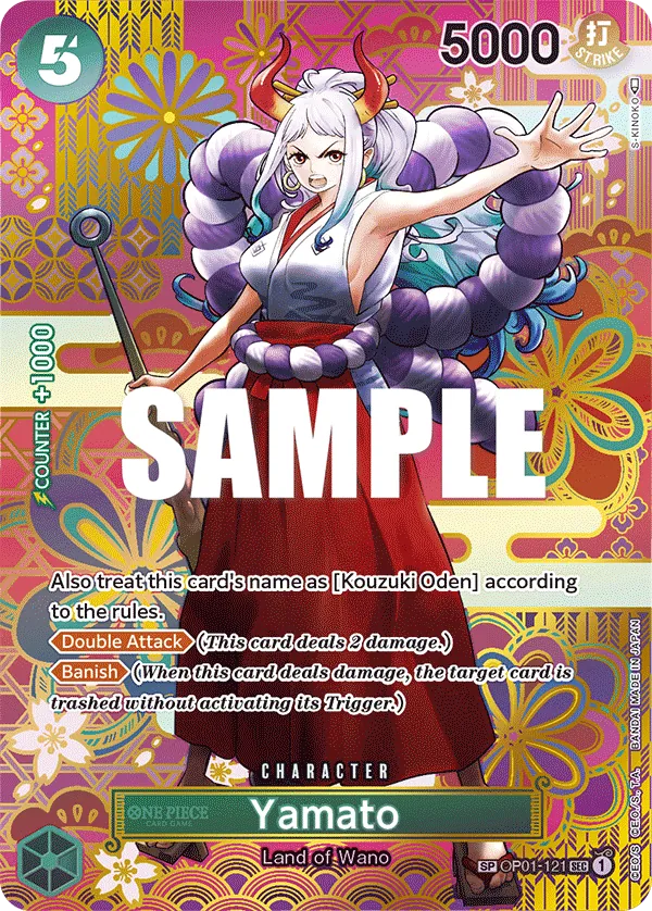 Yamato - OP01-121 - Special Alt Art Yamato - OP01-121 - Special Alt Art
