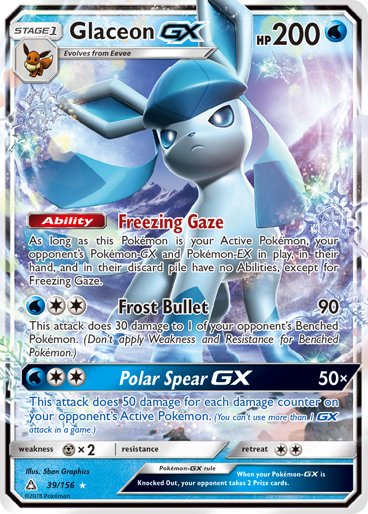 Glaceon-GX - 39/156 - EN