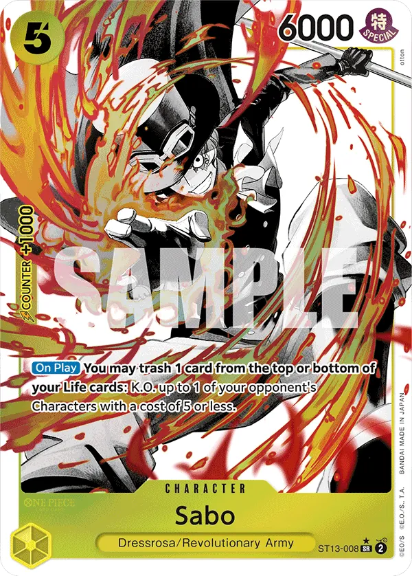 Sabo - ST13-008 - Alternate Art Sabo - ST13-008 - Alternate Art