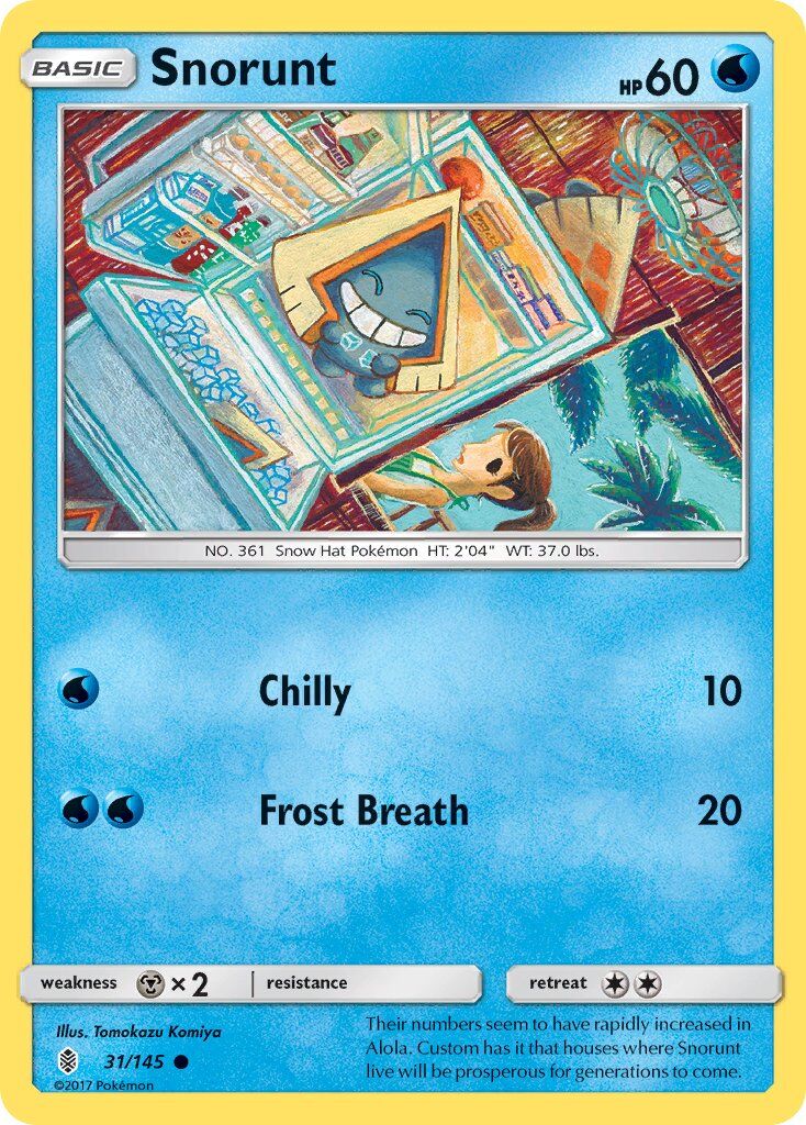 snorunt-31-145-pokemon-tcg-lightly-played-en Snorunt - 31/145 - Pokémon TCG - Lightly Played - EN