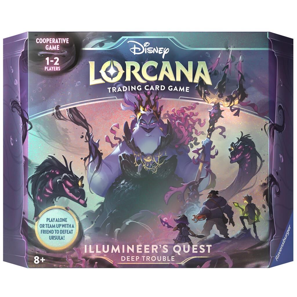 Ursula's Return - Illumineer`s Quest - Deep Trouble Gift Set - Disney Lorcana 4 - EN Ursula's Return - Illumineer`s Quest - Deep Trouble Gift Set - Disney Lorcana 4 - EN