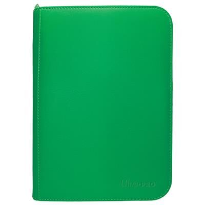UP - Vivid - 4-Pocket Zippered Pro Binder - Green